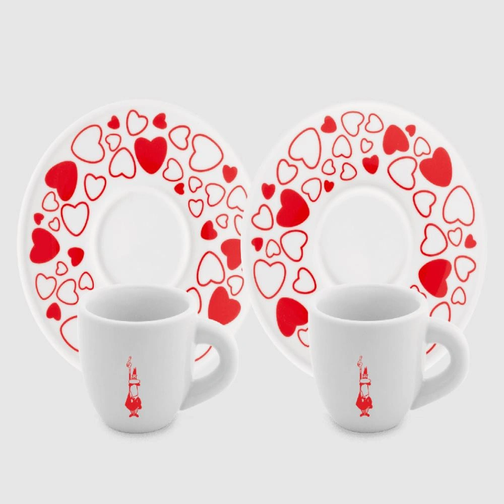 Bialetti Set 2'li Espresso Kalpli Fincan Seti görseli 1