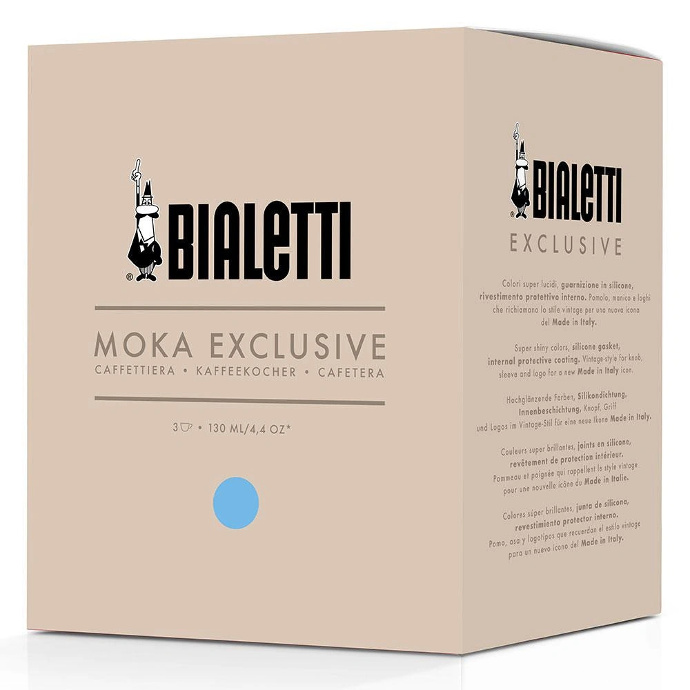 Bialetti Moka Express Excl. Mavi 3 Cup görseli 3