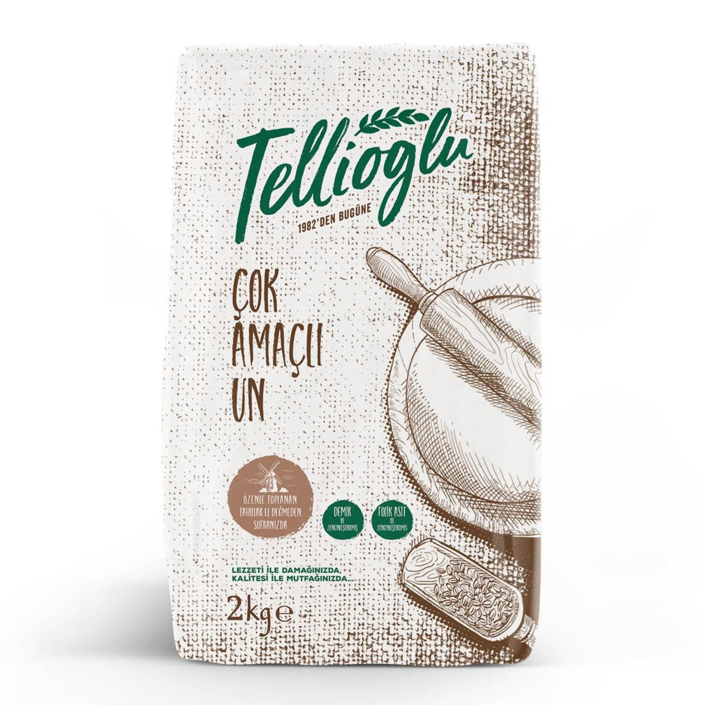 Tellioğlu Çok Amaçlı Un 2 Kg görseli 2
