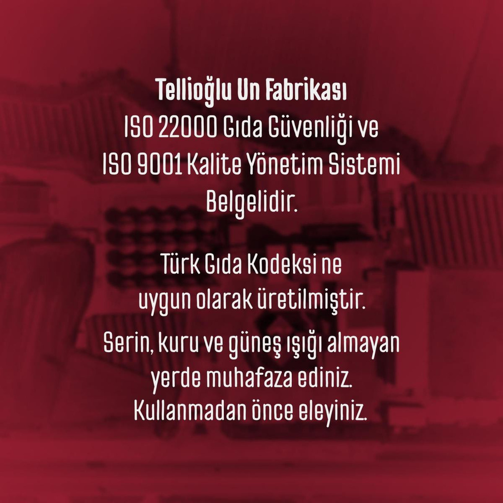 Tellioğlu Çok Amaçlı Un 2 Kg görseli 5