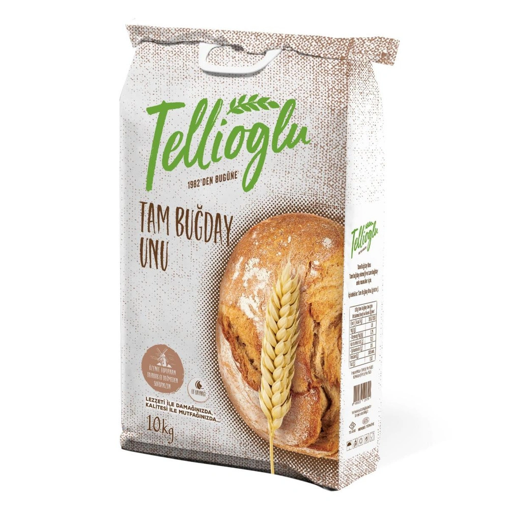 Tellioğlu Tam Buğday Unu 10 Kg görseli 1