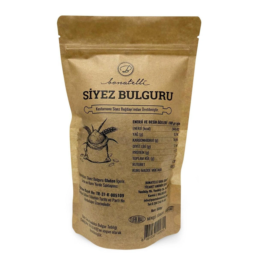 Bonatelli Siyez Bulguru 500 Gr görseli 1