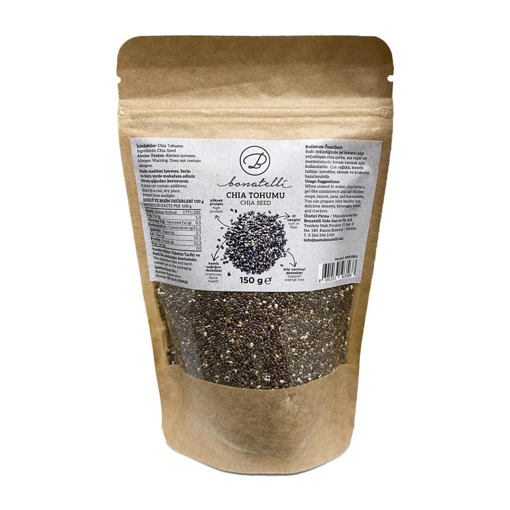 Bonatelli Chia Tohumu 150 G görseli 1