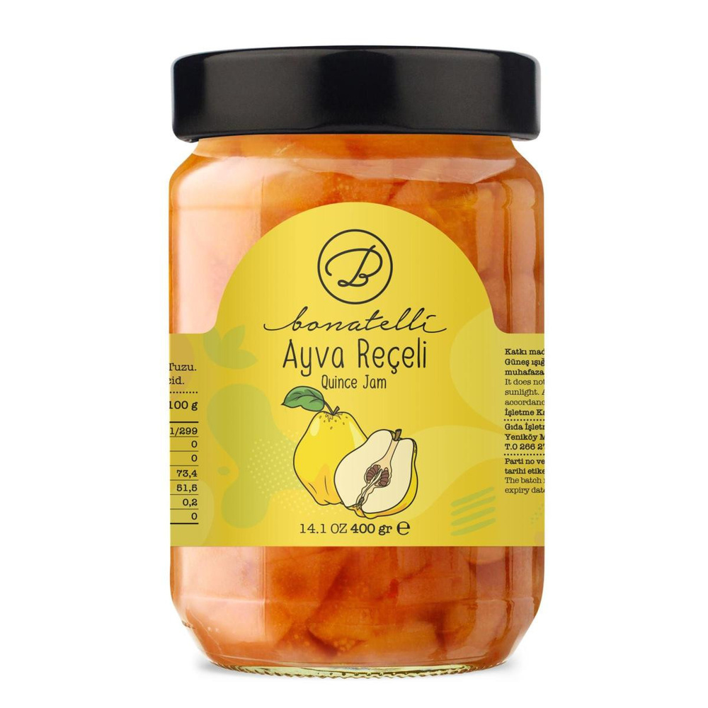 Bonatelli Ayva Reçeli 400 Gr görseli 1
