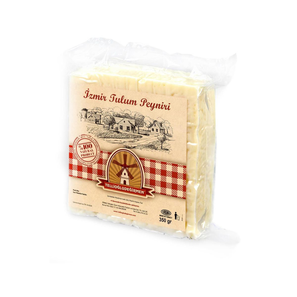 Tellioğlu Değirmen İzmir Tulum Peyniri 350 Gr görseli 1