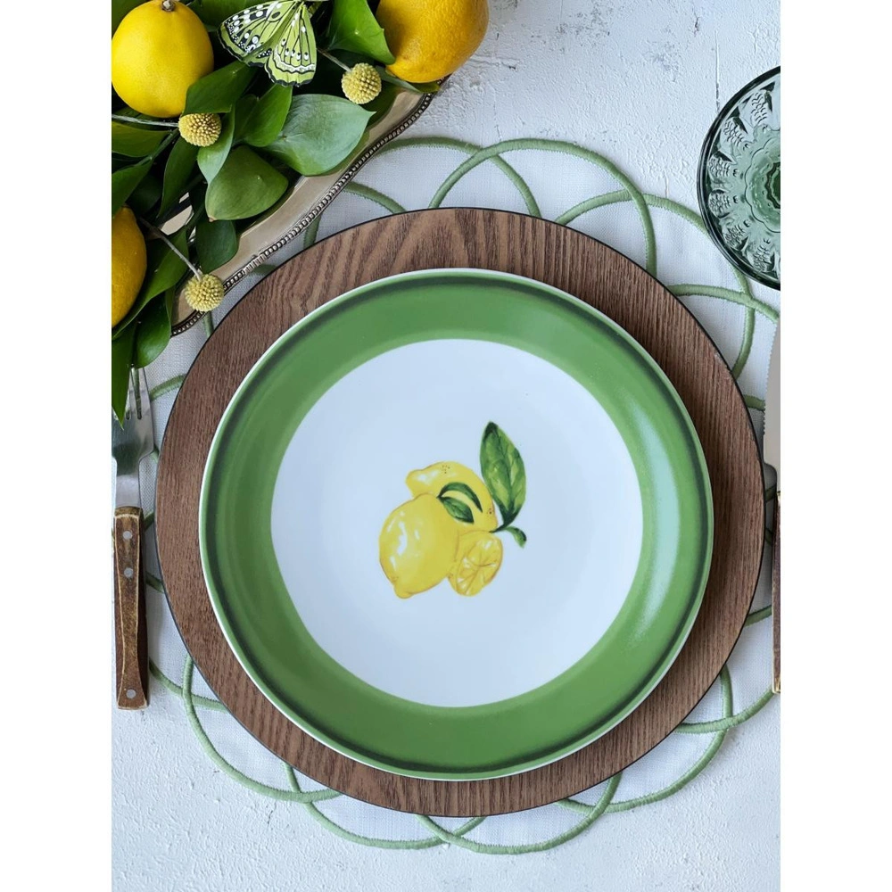 Fern&Co Citrus Collection Porselen Yemek Tabağı görseli 2