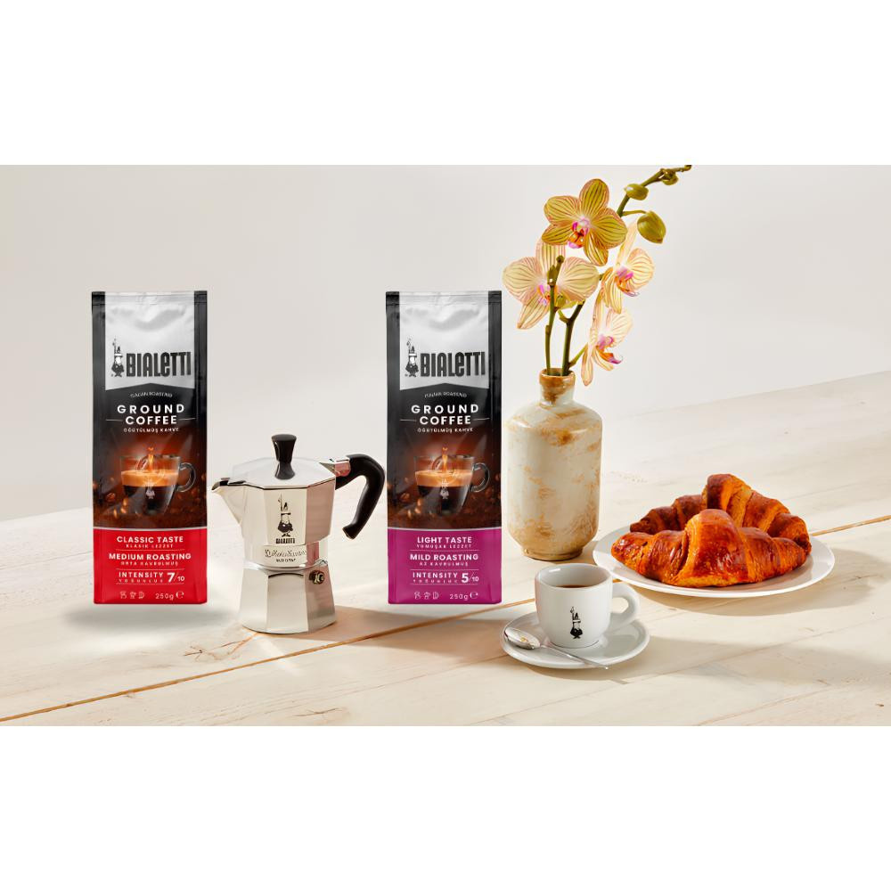Bialetti 4 Adet Delicato Ve Classico 250 Gr Öğütülmüş Kahve görseli 2