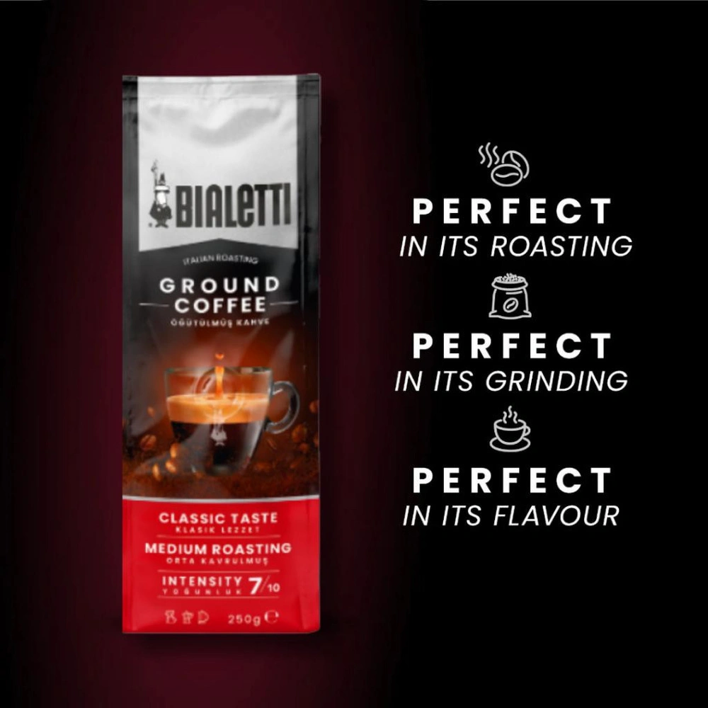 Bialetti Classico Öğütülmüş Kahve 250 Gr - N görseli 3