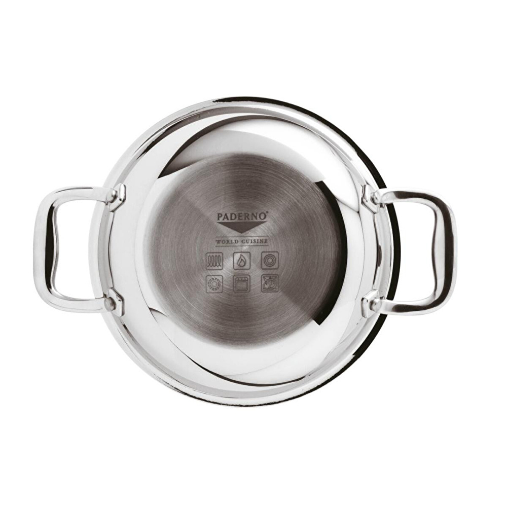 Paderno Çelik Mini Sahan 16 Cm görseli 3