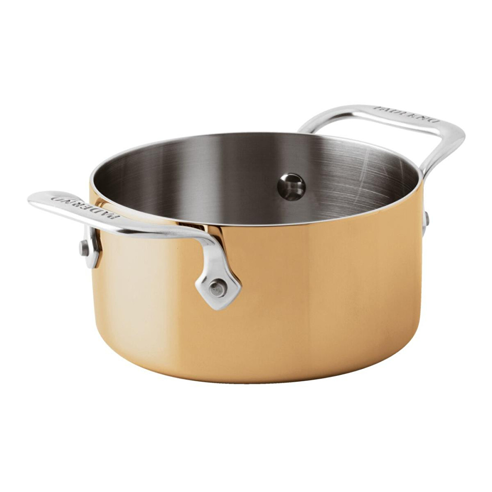Paderno Çelik Mini İki Kulplu Sos Tenceresi 12 Cm görseli 2