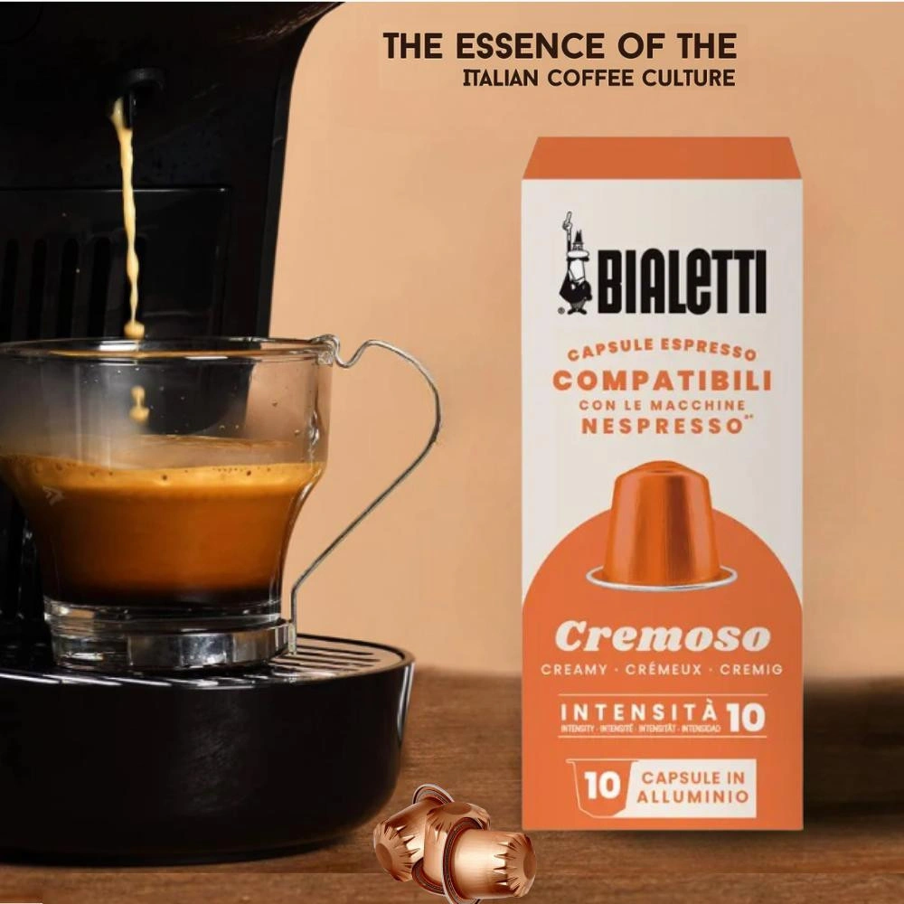 Bialetti Nespresso Uyumlu Kapsül Kahve Cremoso 20 Adet görseli 2