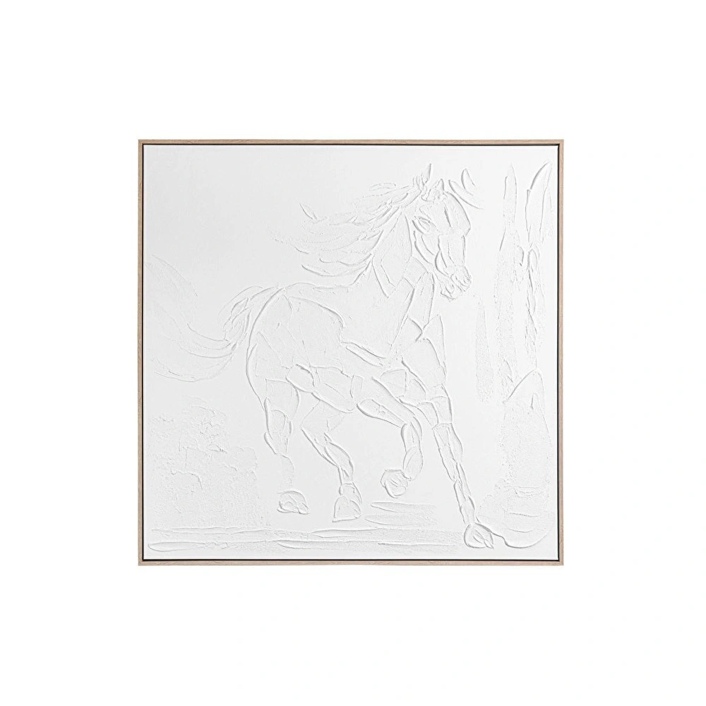 The Mia Kabartma Kanvas Tablo 100x100 Cm Tbl0078 görseli 1