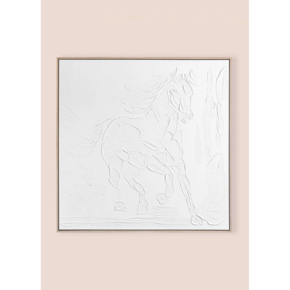 The Mia Kabartma Kanvas Tablo 100x100 Cm Tbl0078 görseli 5