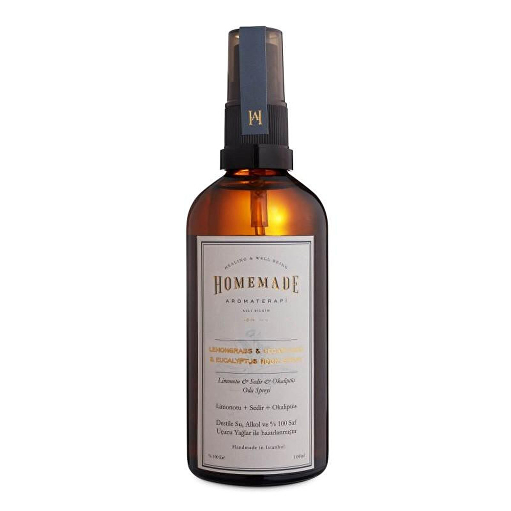 Homemade Aromaterapi Limonotu Okaliptüs Sedir Spreyi - 100 Ml görseli 1
