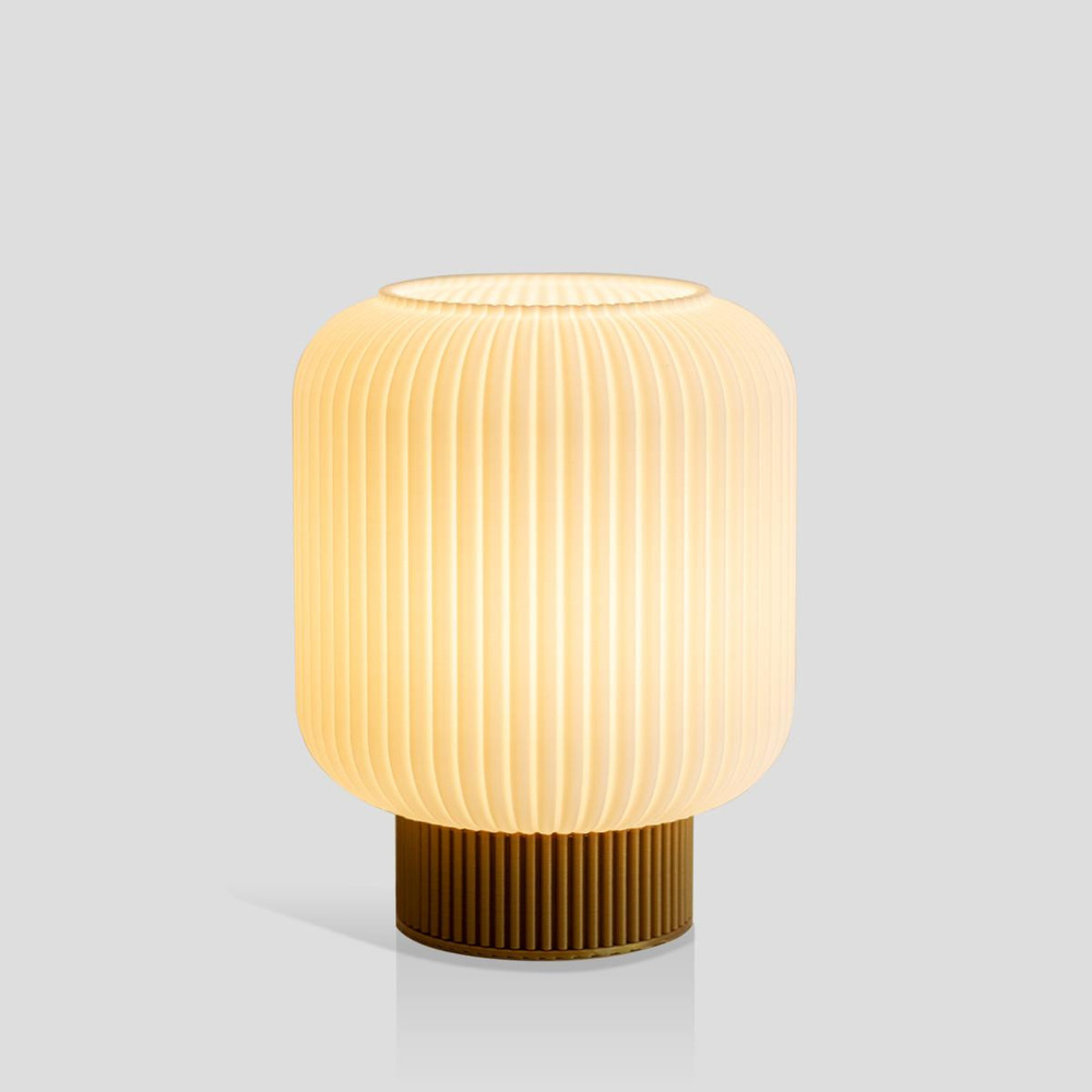 Soli Workshop Helios Kısa Masa Lambası - Gold görseli 2