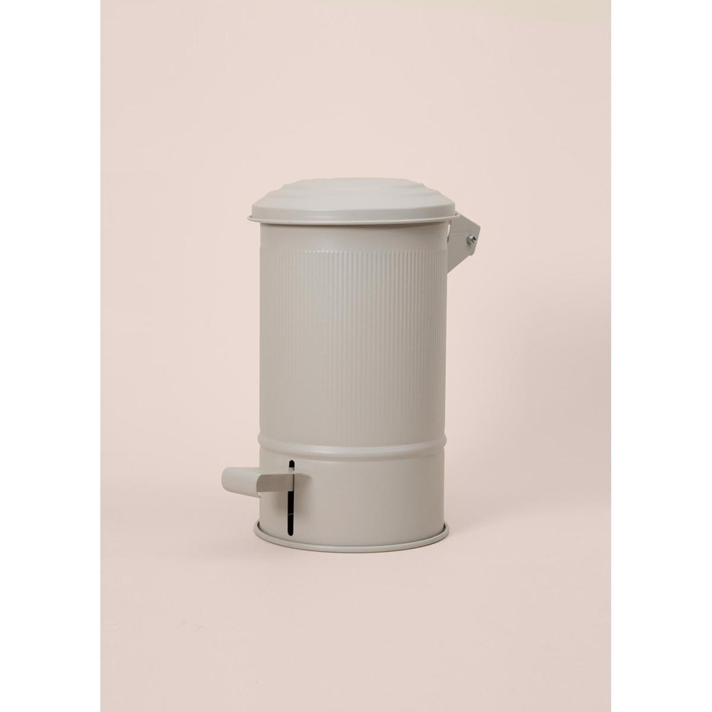 The Mia Stripe Mutfak Ve Banyo Çöp Kovası Bej 5 Lt görseli 4