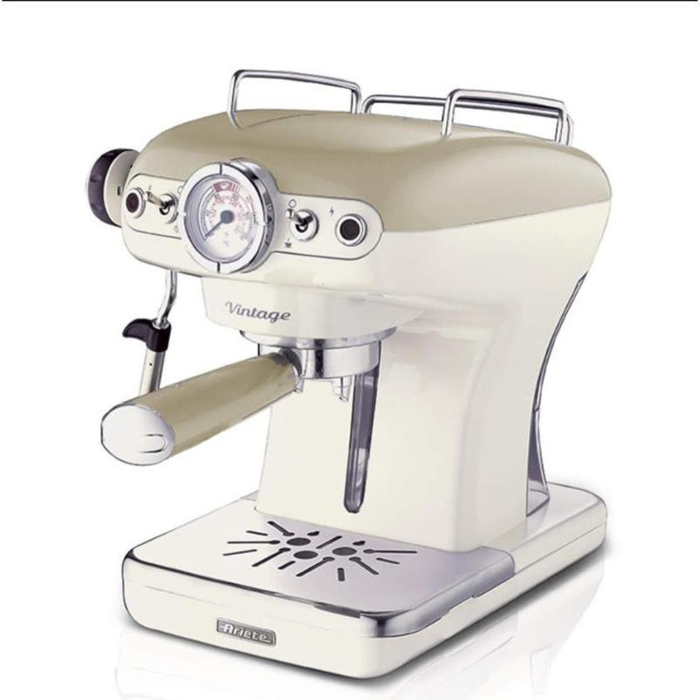 Ariete Vintage Espresso Kahve Makinesi- Bej görseli 1