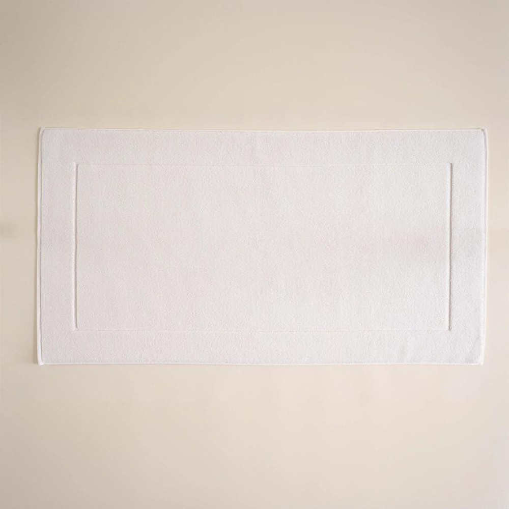 Penelope %100 Pamuk Banyo Paspası 60x110 Cm Beyaz - Noa Serisi görseli 1