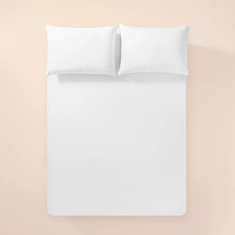 Penelope %100 Pamuk Percale Lastikli Çarşaf 100x200 Cm Beyaz - Pure Serisi görseli 1