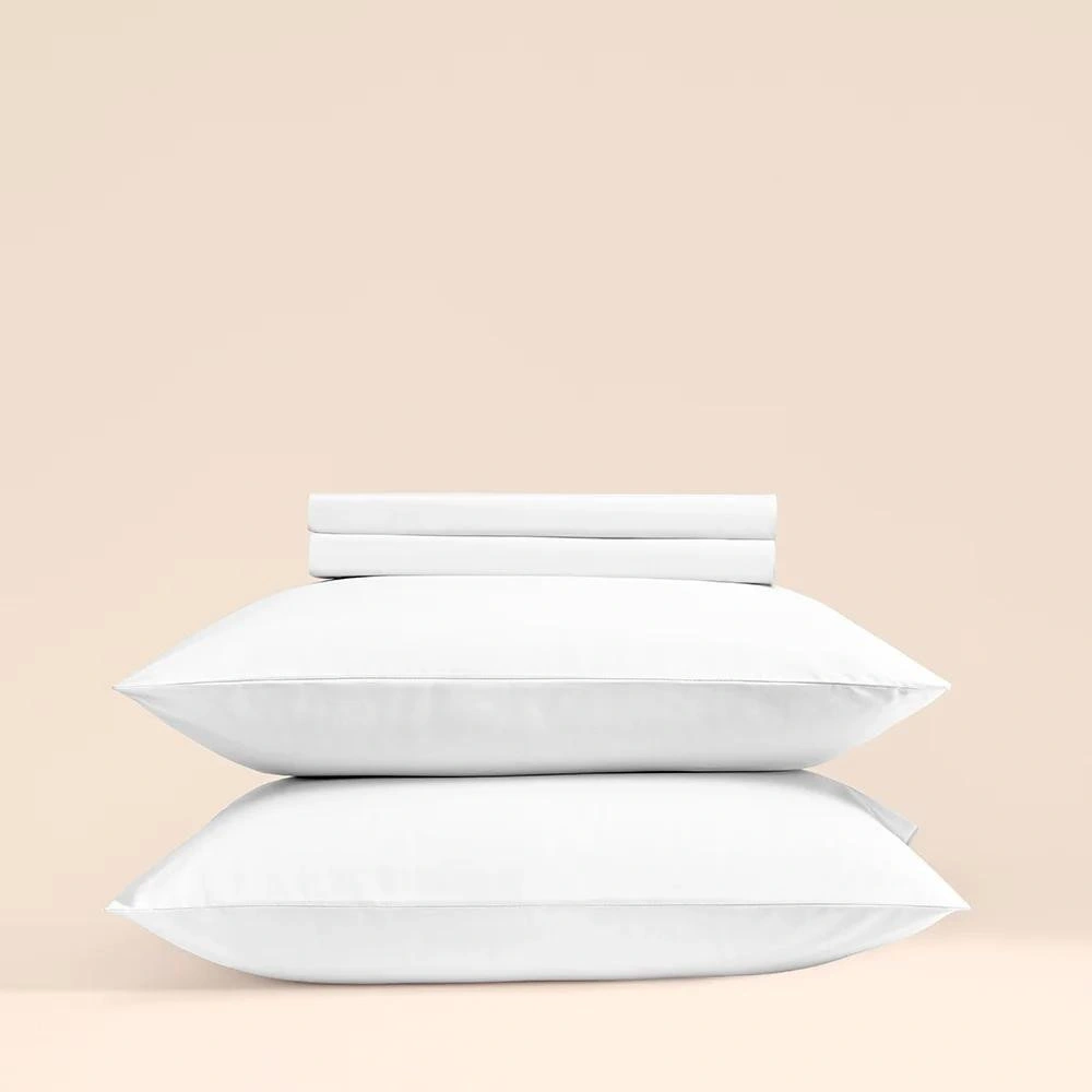 Penelope %100 Pamuk Percale Lastikli Çarşaf 120x200 Cm Beyaz - Pure Serisi görseli 2