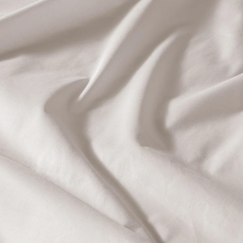 Penelope %100 Pamuk Percale Lastikli Çarşaf 120x200 Cm Gri - Pure Serisi görseli 4