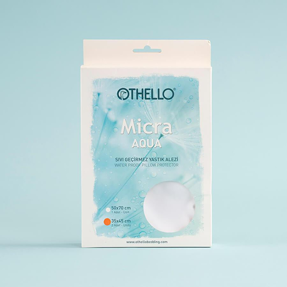 Othello Micra Aqua Sıvı Geçirmez Bebek Yastık Alezi 35x45 Cm (i̇kili) görseli 1