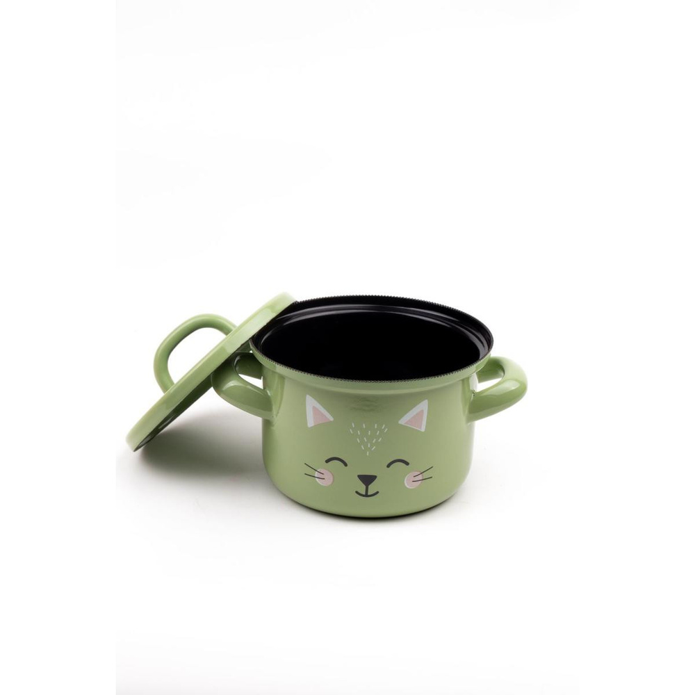 Emaylab Little Cat Mini Bebek Tenceresi 12cm (850 Ml) görseli 2