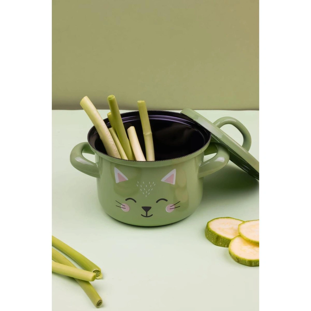 Emaylab Little Cat Mini Bebek Tenceresi 12cm (850 Ml) görseli 1