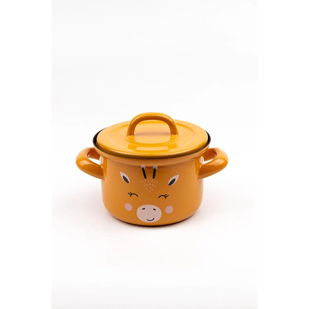 Emaylab Little Giraffe Emaye Mini Bebek Tenceresi 12cm (850 Ml) görseli 2