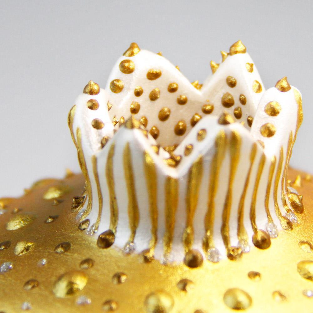Coho Objet Coho Art Bereket Narı El Yapımı Sanatsal Dekoratif Obje - Brilliant Gold görseli 5