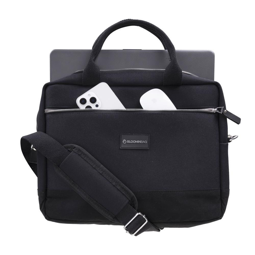 Bloominbag Deep Black 15-16 Inç Laptop / Macbook Çantası görseli 3