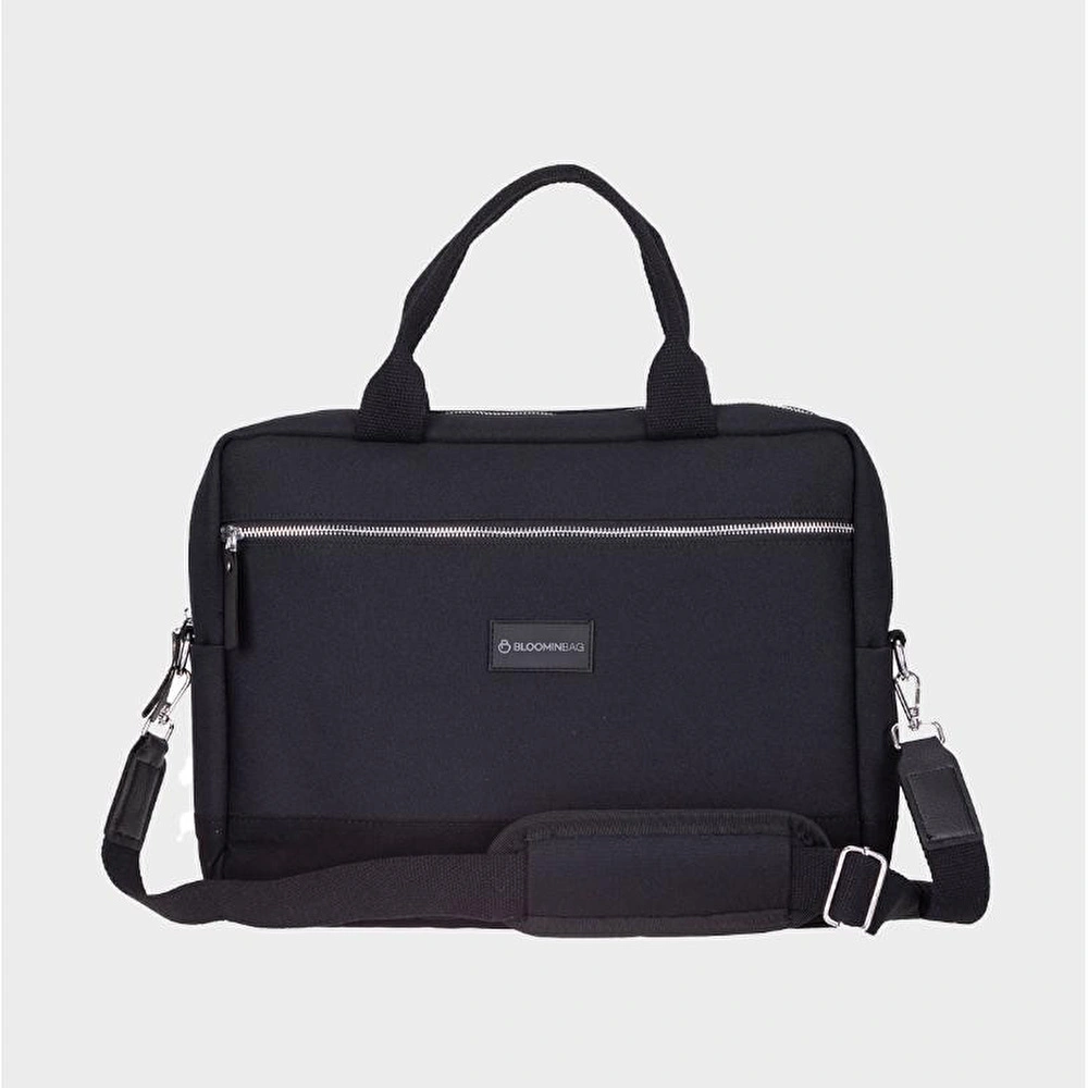 Bloominbag Deep Black 15-16 Inç Laptop / Macbook Çantası görseli 1