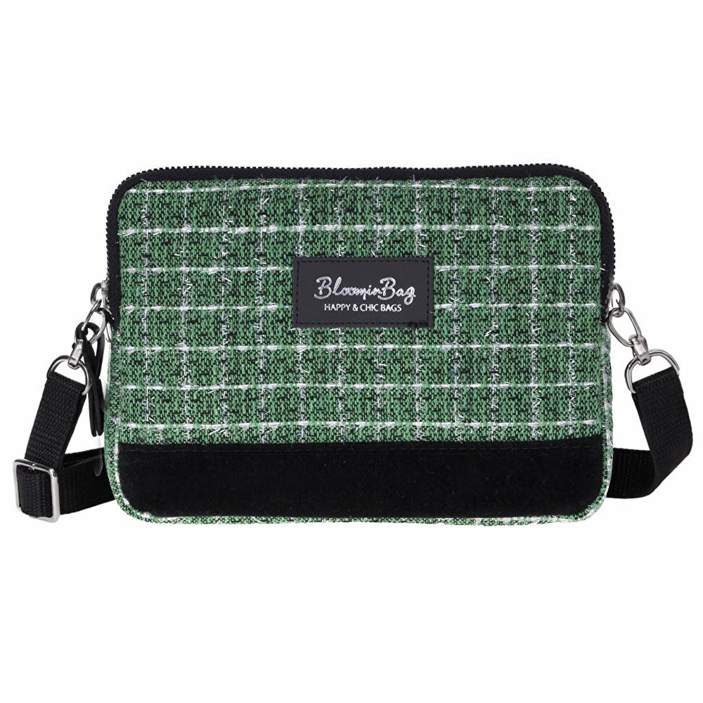 Bloominbag Shepherd Tweed Çapraz Askılı Çanta görseli 1