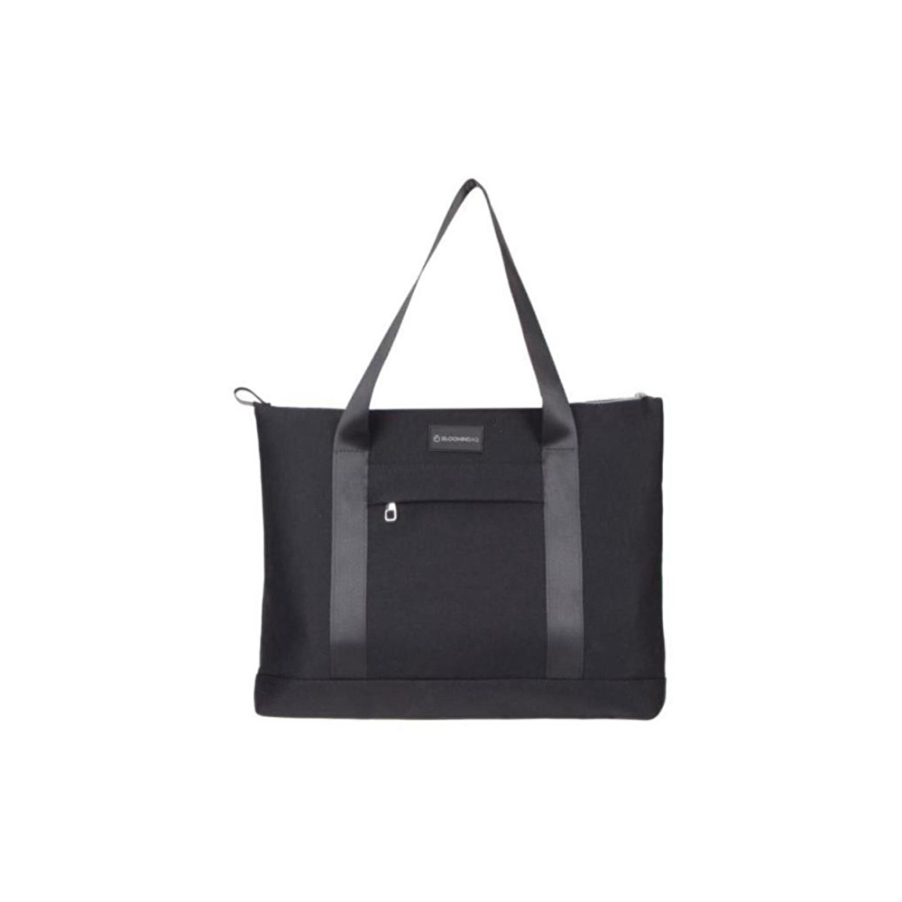 Bloominbag Cosmic Cosmos Siyah Tote Bag Omuz Çantası görseli 2