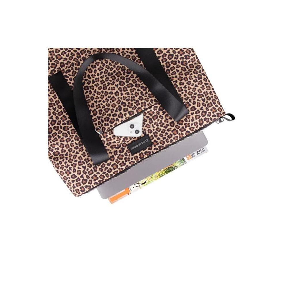 Bloominbag Earthy Leopard Omuz Çantası / Tote Bag görseli 5