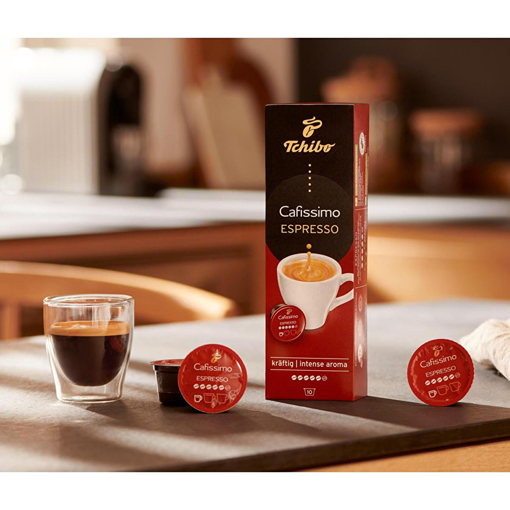 Tchibo Cafissimo Espresso Intense Aroma 10'lu Kapsül Kahve görseli 1