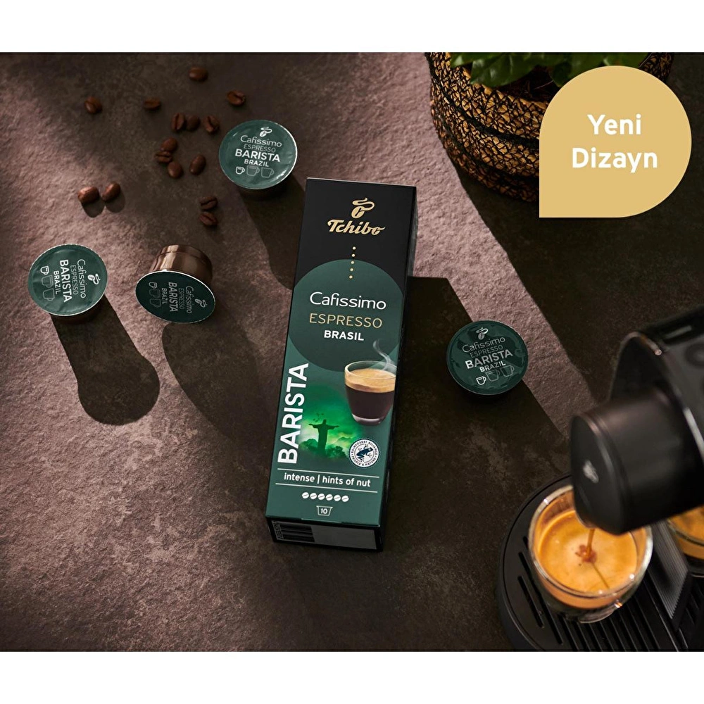 Tchibo Cafissimo Barista Espresso Brasil 10'lu Kapsül Kahve görseli 1