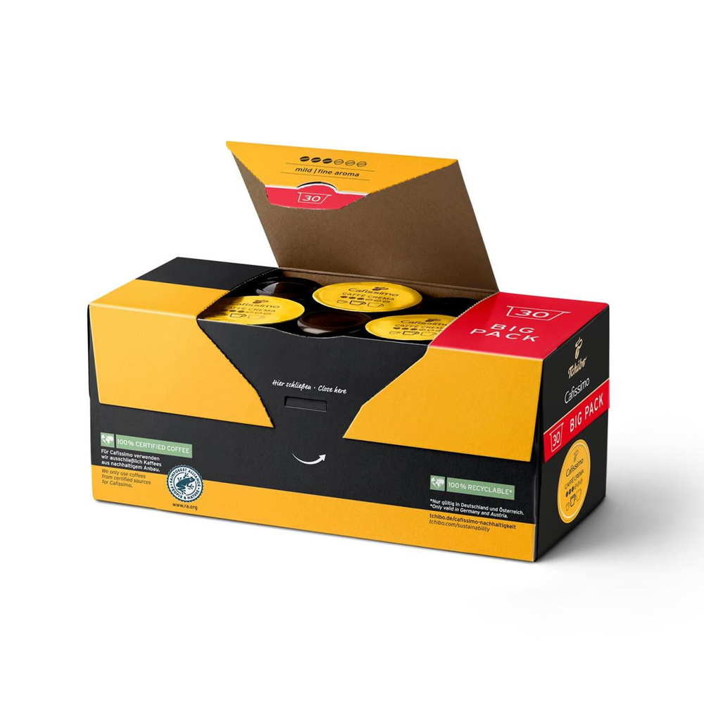 Tchibo Cafissimo Caffè Crema Fine Aroma 30'lu Kapsül Kahve görseli 3