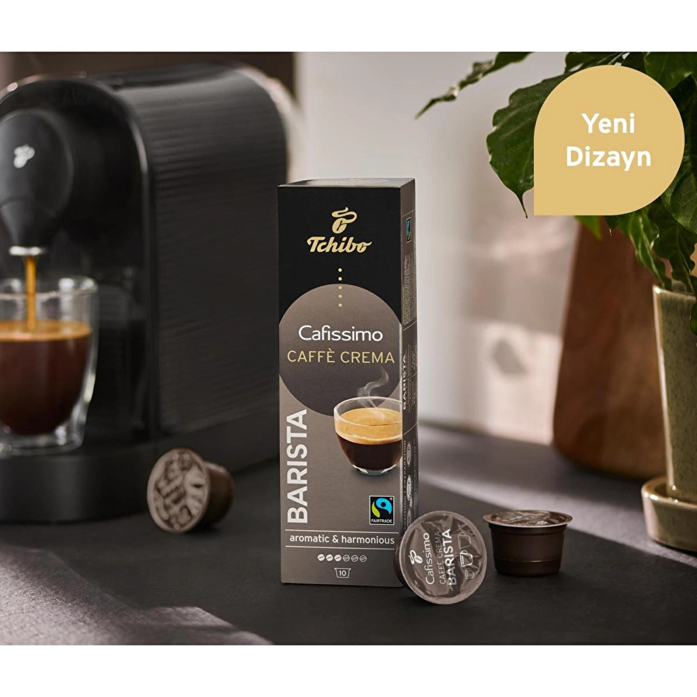 Tchibo Cafissimo Barista Caffè Crema 10'lu Kapsül Kahve görseli 1