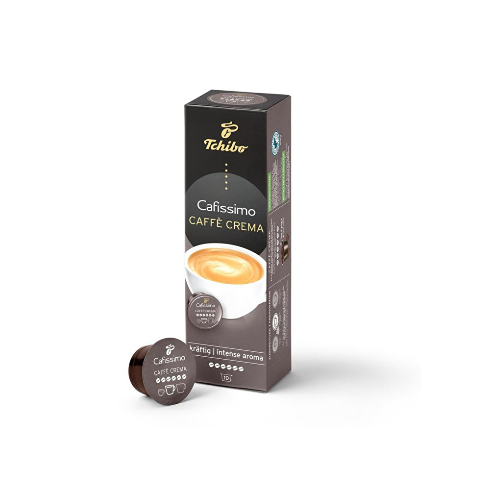 Tchibo Cafissimo Caffe Crema Intense Aroma 10 Lu Kapsül görseli 1