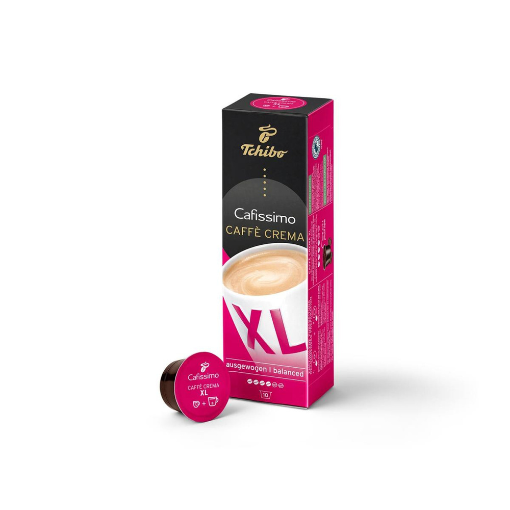 Tchibo Cafissimo Caffe Crema Xl Wake Up 10'lu Kapsül Kahve görseli 2