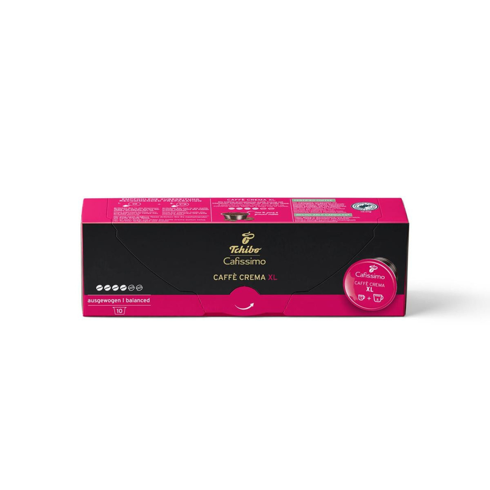 Tchibo Cafissimo Caffe Crema Xl Wake Up 10'lu Kapsül Kahve görseli 3