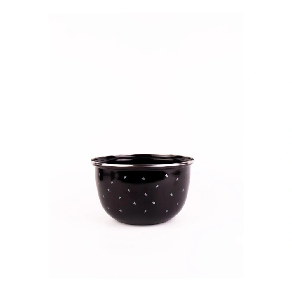 Emaylab Star Emaye Yıldız Desenli Karıştırma Kabı 24cm - 4lt (ocakta-firinda Kullanilabilir) görseli 1