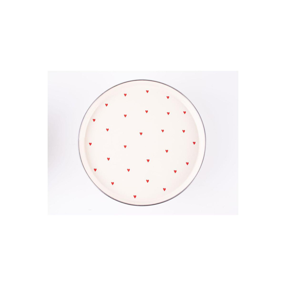 Emaylab Cupid Emaye Pasta/kek Sunum Standı (24 Cm) görseli 5