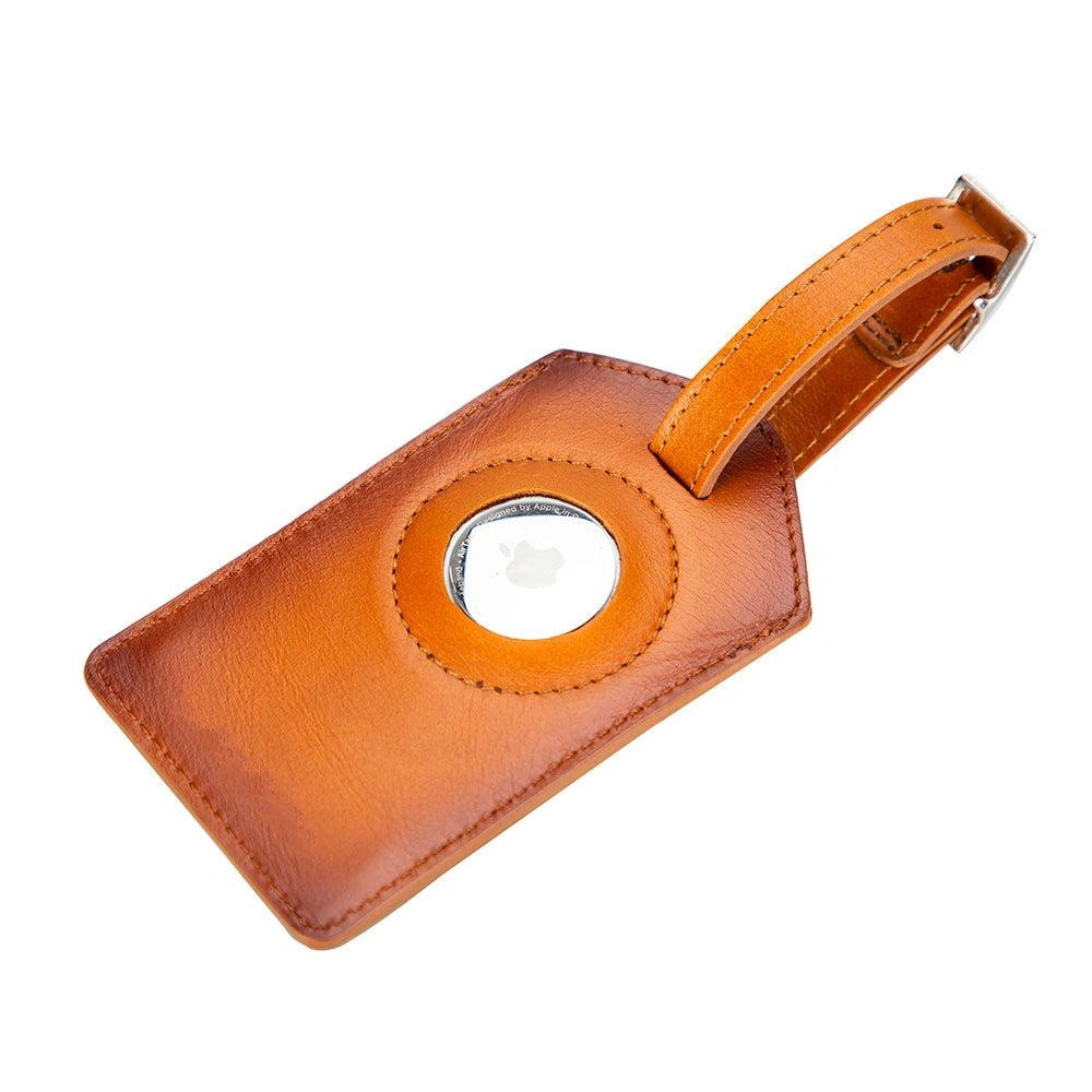 Bloominbag Airconrad Voyage Luxe Tan Deri Airtag Bagaj & Bavul Etiketi görseli 4