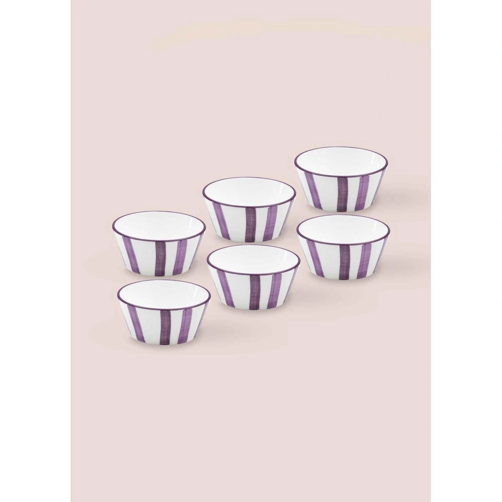 The Mia Joy Sosluk Çerezlik 6lı Set Mor 10 Cm görseli 5