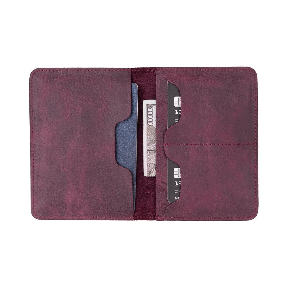 Bloominbag Viaggio Voyager Orchid Chic Deri Pasaport Ve Kart Kılıfı görseli 3