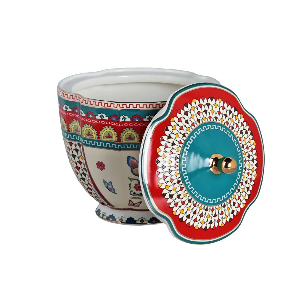 Lucky Art Liora Bone Kavanoz 17cm görseli 2