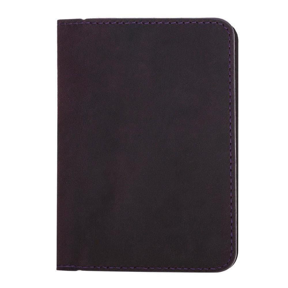 Bloominbag Bloomledger Deep Amethyst Hakiki Deri Bifold Cüzdan görseli 2