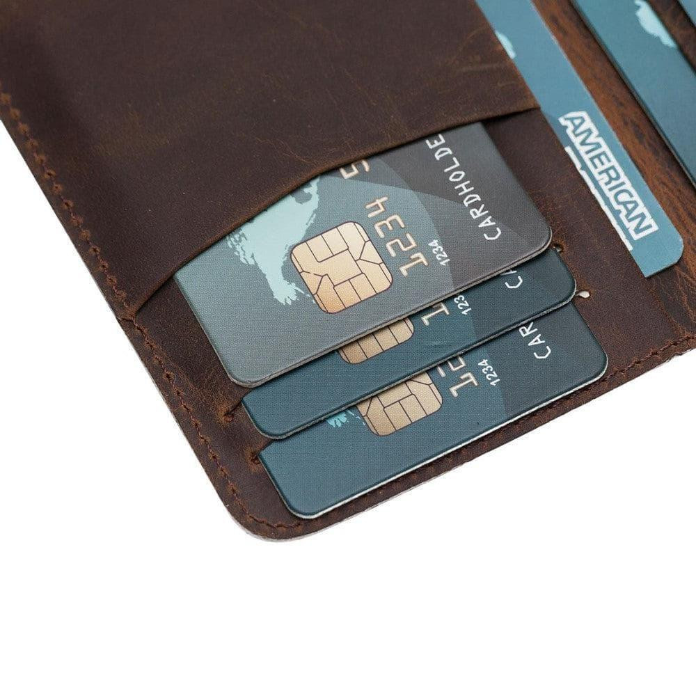 Bloominbag Bloomledger Amberwood Hakiki Deri Bifold Cüzdan görseli 4